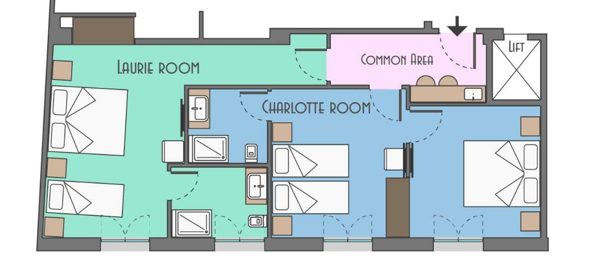 Residenza Flamingo 볼로냐 객실 사진